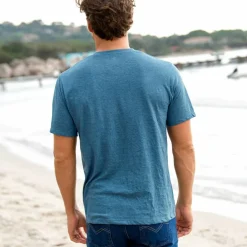 Tee-shirt col V manches courtes