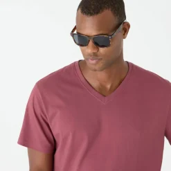 Tee-shirt col V manches courtes