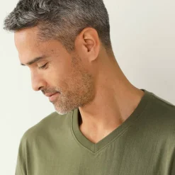 Tee-shirt col V manches courtes - lot de 3