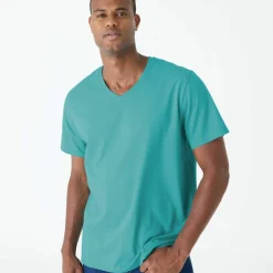 Tee-shirt col V manches courtes - lot de 3
