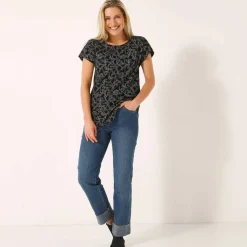 Tee-shirt manches courtes, imprimé