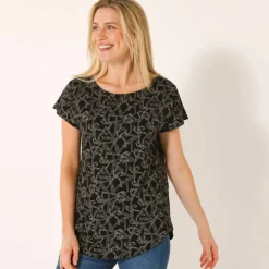 Tee-shirt manches courtes, imprimé