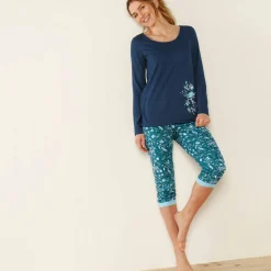 Tee-shirt manches longues – marine