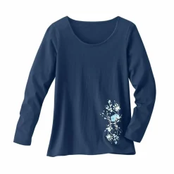 Tee-shirt manches longues – marine