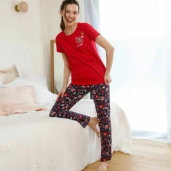 Tee-shirt pyjama manches courtes