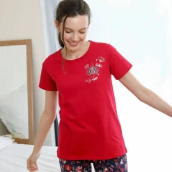 Tee-shirt pyjama manches courtes