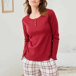 Tee-shirt pyjama manches longues
