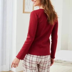Tee-shirt pyjama manches longues