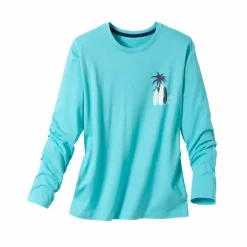 Tee-shirt pyjama manches longues motif surf