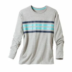 Tee-shirt pyjama manches longues rayures