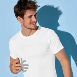 Tee-shirt sous-vêtement homme col rond - lot de 6