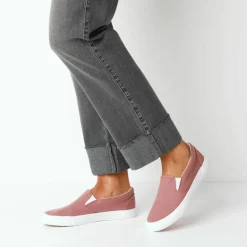 Tennis en toile slip on