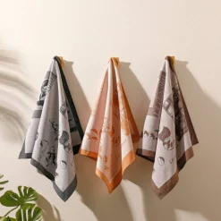 Torchon motifs gourmands – lot de 3