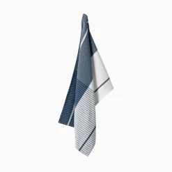 Torchons rayures coton/lin - lots
