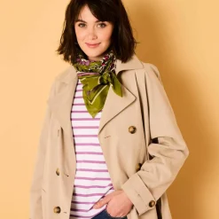 Trench déperlant ceinture amovible