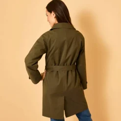 Trench déperlant ceinture amovible