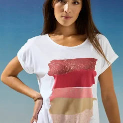 T-shirt boite imprimé 