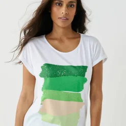T-shirt boite imprimé 