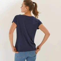 T-shirt boite, imprimé papillons