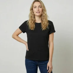 T-shirt boîte manches coudes