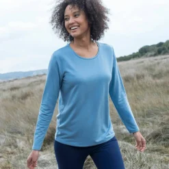 T-shirt chaleur manches longues, col rond