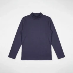 T-shirt col montant manches longues