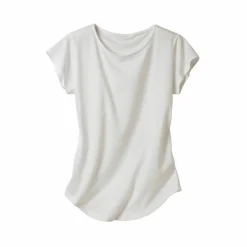 T-shirt col rond, manches courtes