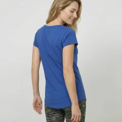 T-shirt col rond, manches courtes