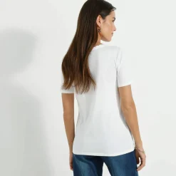 T-shirt col rond manches courtes