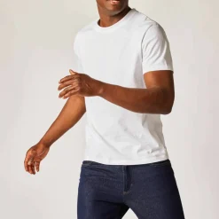 T-shirt col rond manches courtes