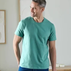 T-shirt col rond manches courtes