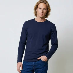 T-shirt col rond manches longues - lot de 3
