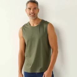 T-shirt col rond sans manches - lot de 3