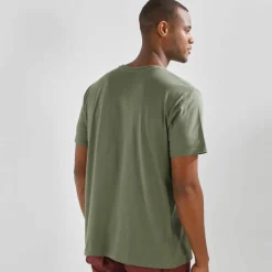T-shirt col tunisien manches courtes - lot de 2