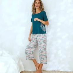 T-shirt de pyjama imprimé Ikat