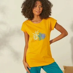 T-shirt de pyjama imprimé tropical