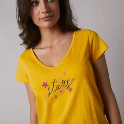 T-shirt de pyjama manches courtes imprimé Estrella