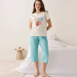 T-shirt de pyjama manches courtes imprimé 