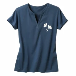T-shirt de pyjama manches courtes imprimé "fleurs"