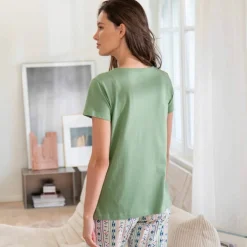 T-shirt de pyjama manches courtes imprimé 