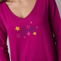 T-shirt de pyjama manches longues imprimé Estrella