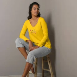 T-shirt de pyjama manches longues imprimé Estrella
