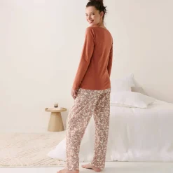 T-shirt de pyjama manches longues imprimé 