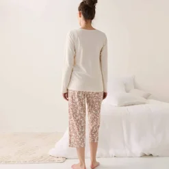 T-shirt de pyjama manches longues imprimé 