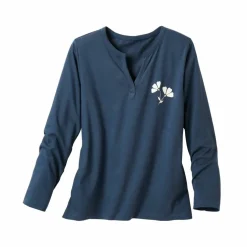 T-shirt de pyjama manches longues imprimé 