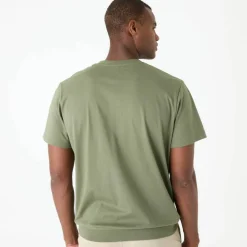 T-shirt Henley confort manches courtes - coton biologique(**)