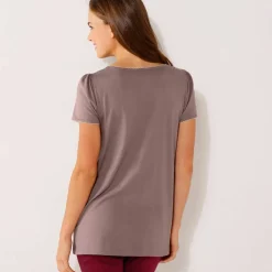 T-shirt imprimé fleurs - manches courtes
