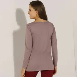 T-shirt imprimé fleurs - manches longues