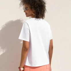 T-shirt imprimé, volume loose