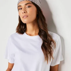 T-shirt "loose" en coton, uni